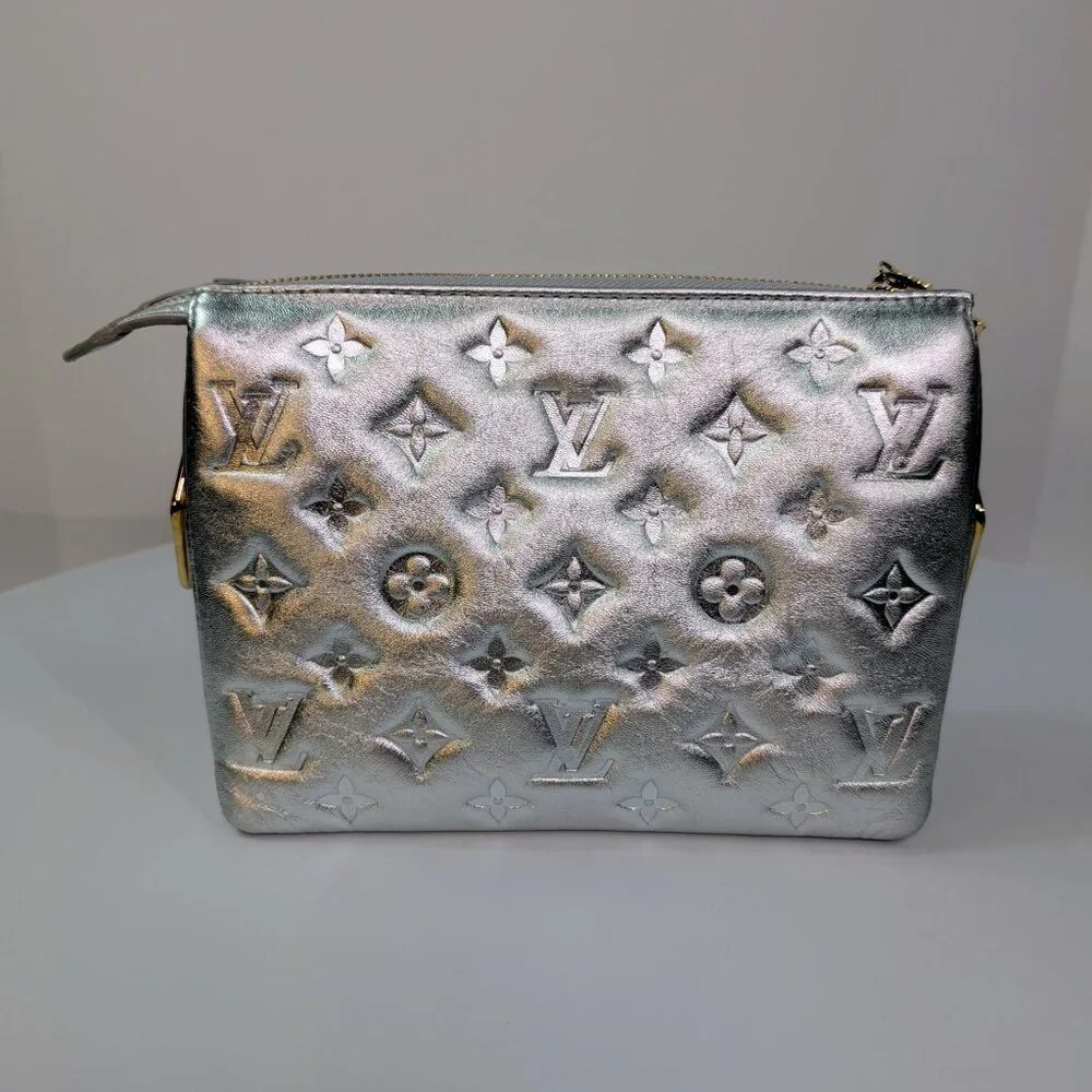 Louis Vuitton Iridescent Sequin and Silver Monogram Empreinte Bag - Picture 5 of 16